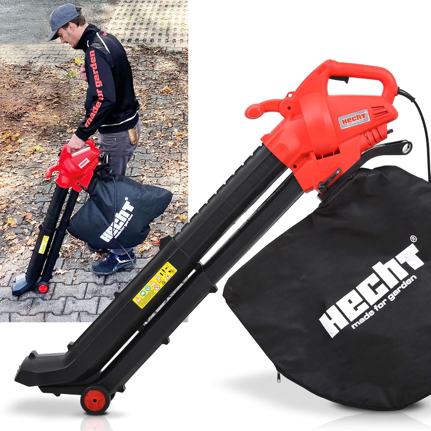 Hecht Elektro Laubsauger - 3000 Watt – Schneller fertig werden durch ...